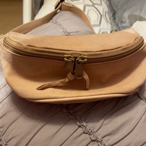 Nude color Fanny pack.